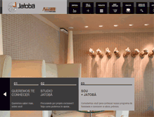 Tablet Screenshot of jatoba.com.br